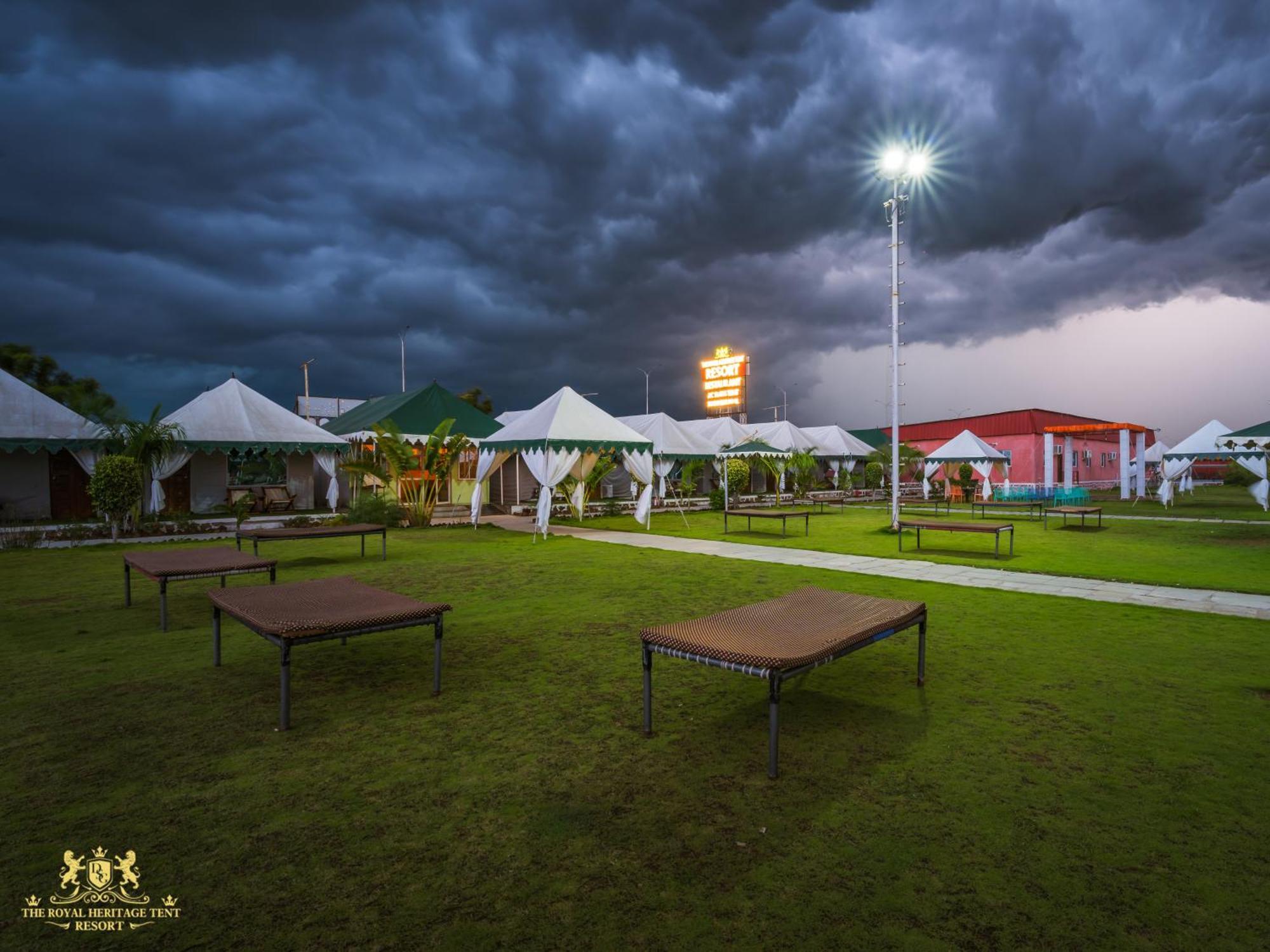 The Royal Heritage Tent Resort- Statue Of Unity Kevadia Eksteriør billede