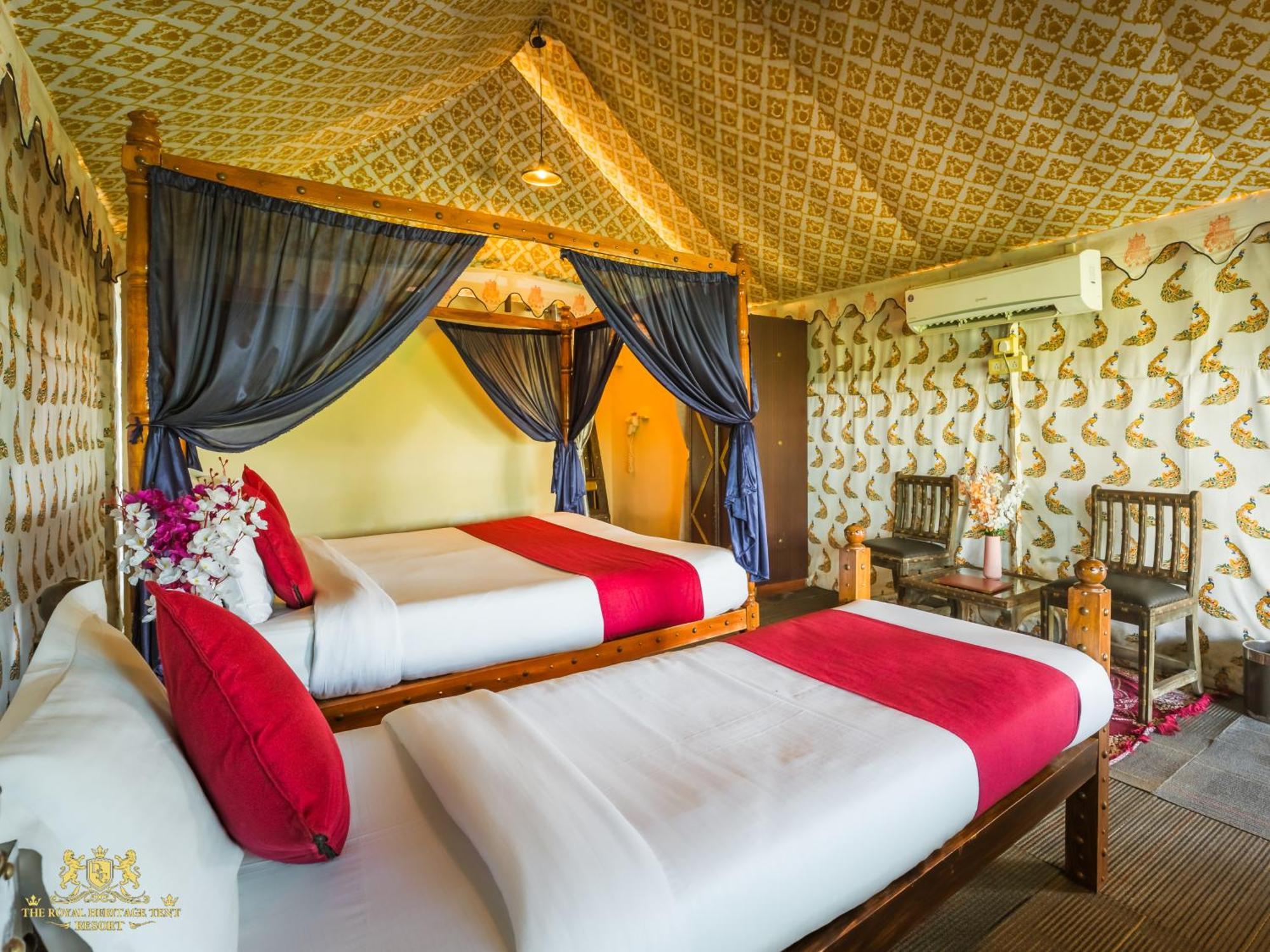 The Royal Heritage Tent Resort- Statue Of Unity Kevadia Eksteriør billede