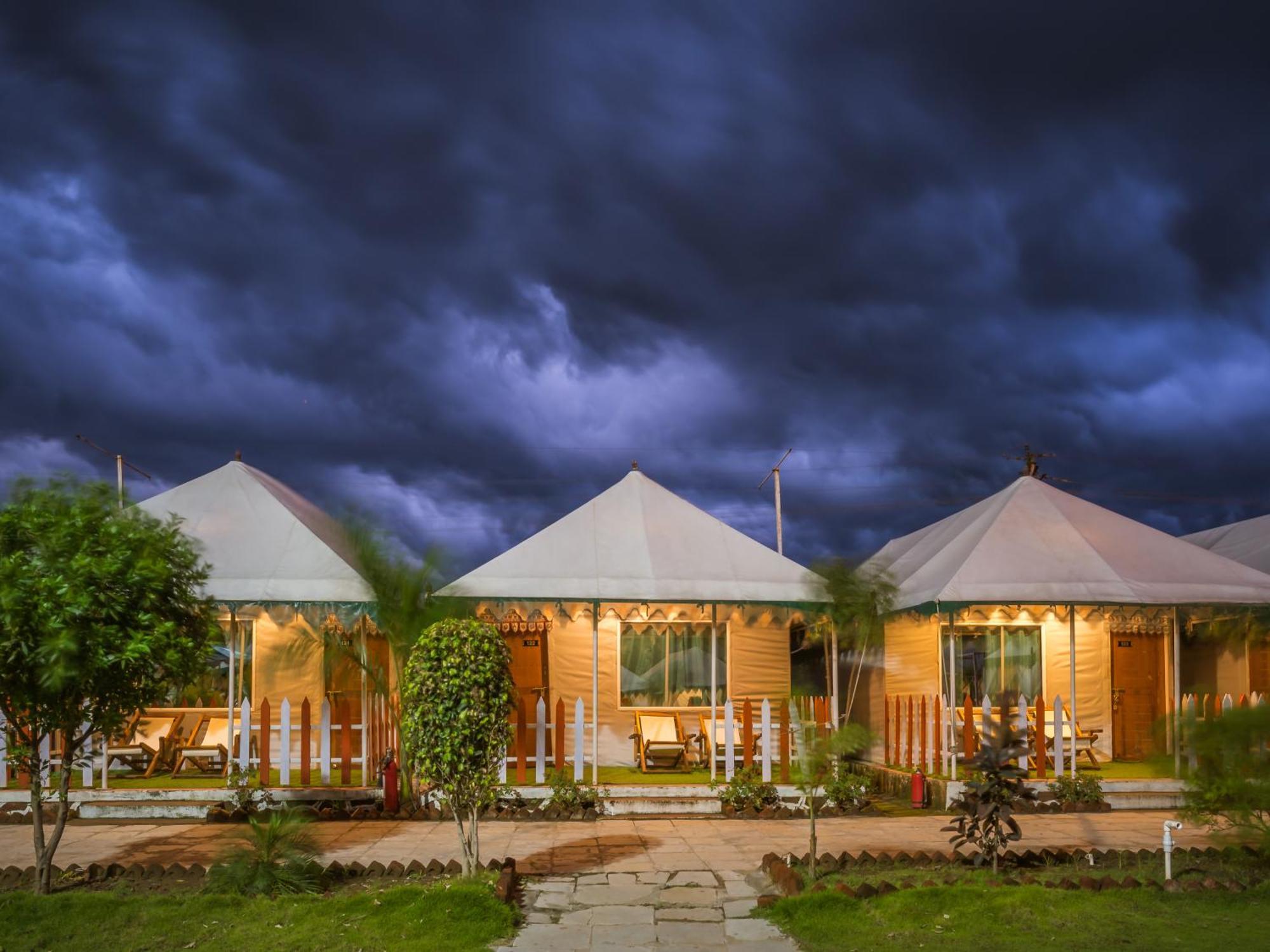 The Royal Heritage Tent Resort- Statue Of Unity Kevadia Eksteriør billede