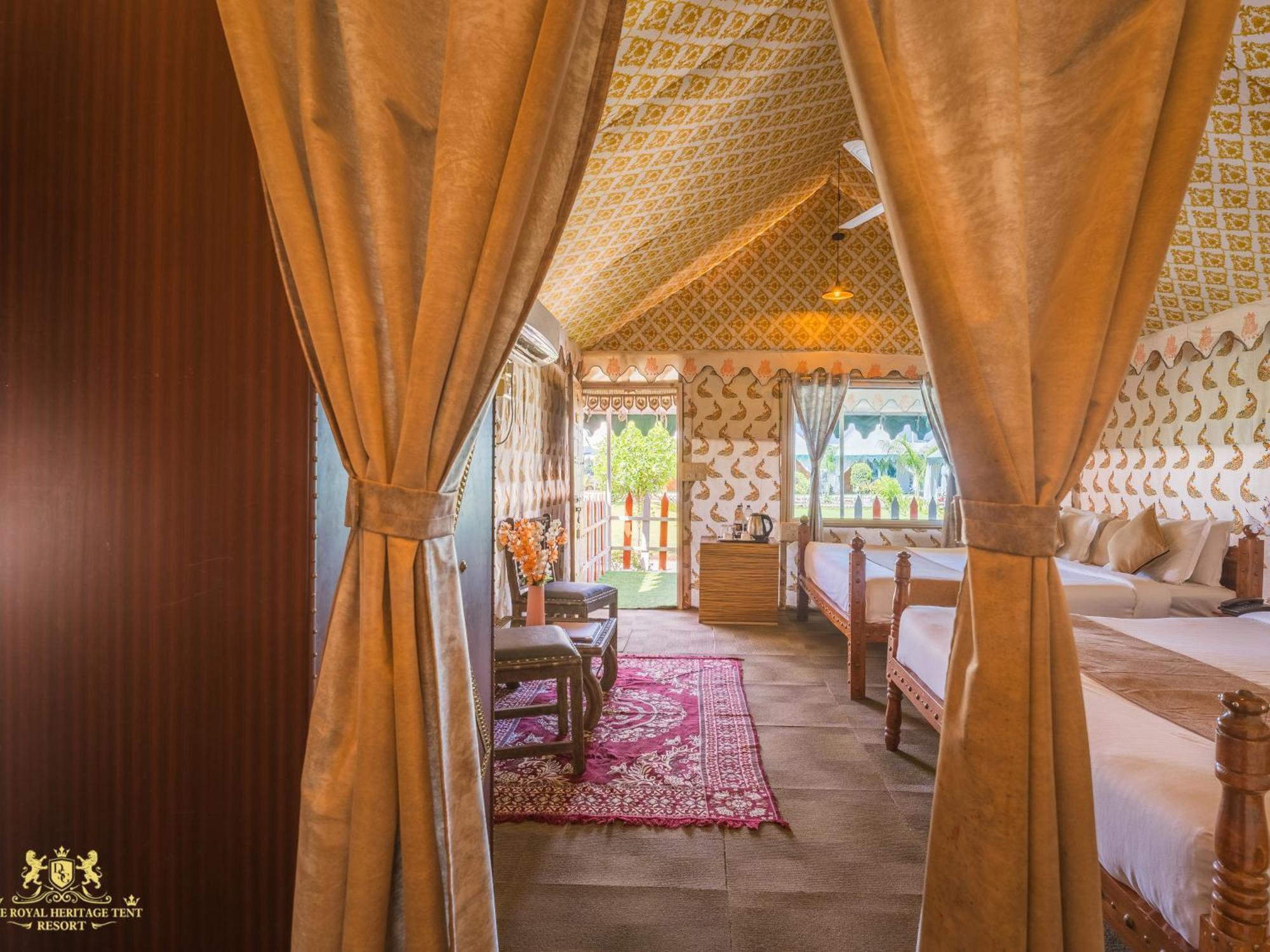 The Royal Heritage Tent Resort- Statue Of Unity Kevadia Eksteriør billede