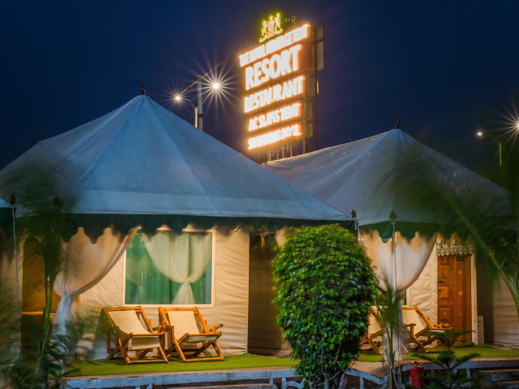 The Royal Heritage Tent Resort- Statue Of Unity Kevadia Eksteriør billede
