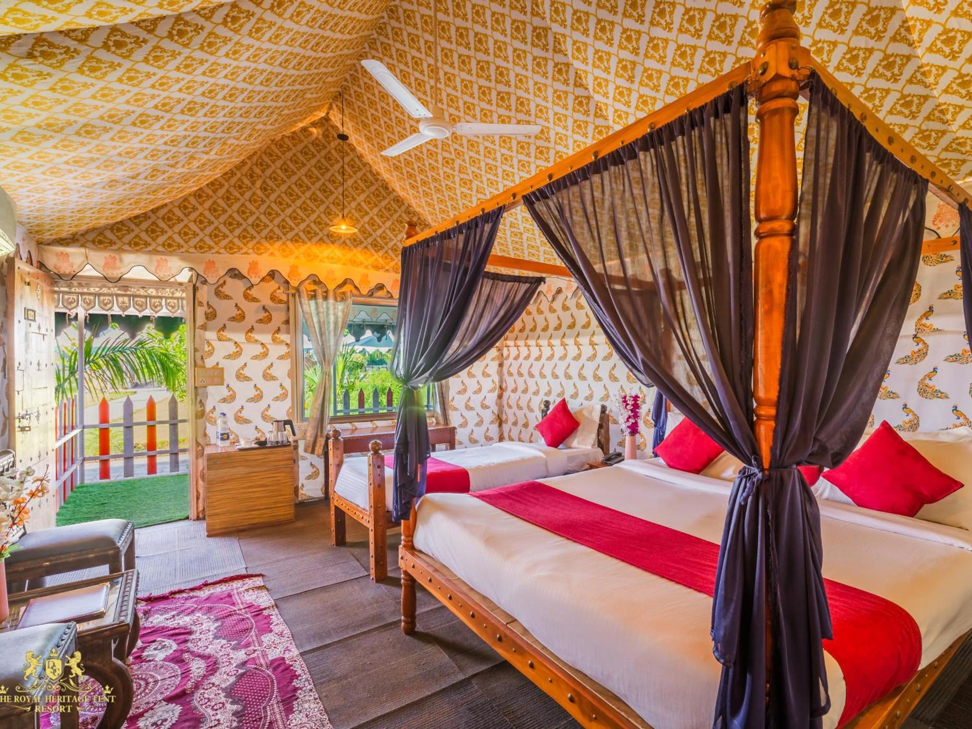 The Royal Heritage Tent Resort- Statue Of Unity Kevadia Eksteriør billede