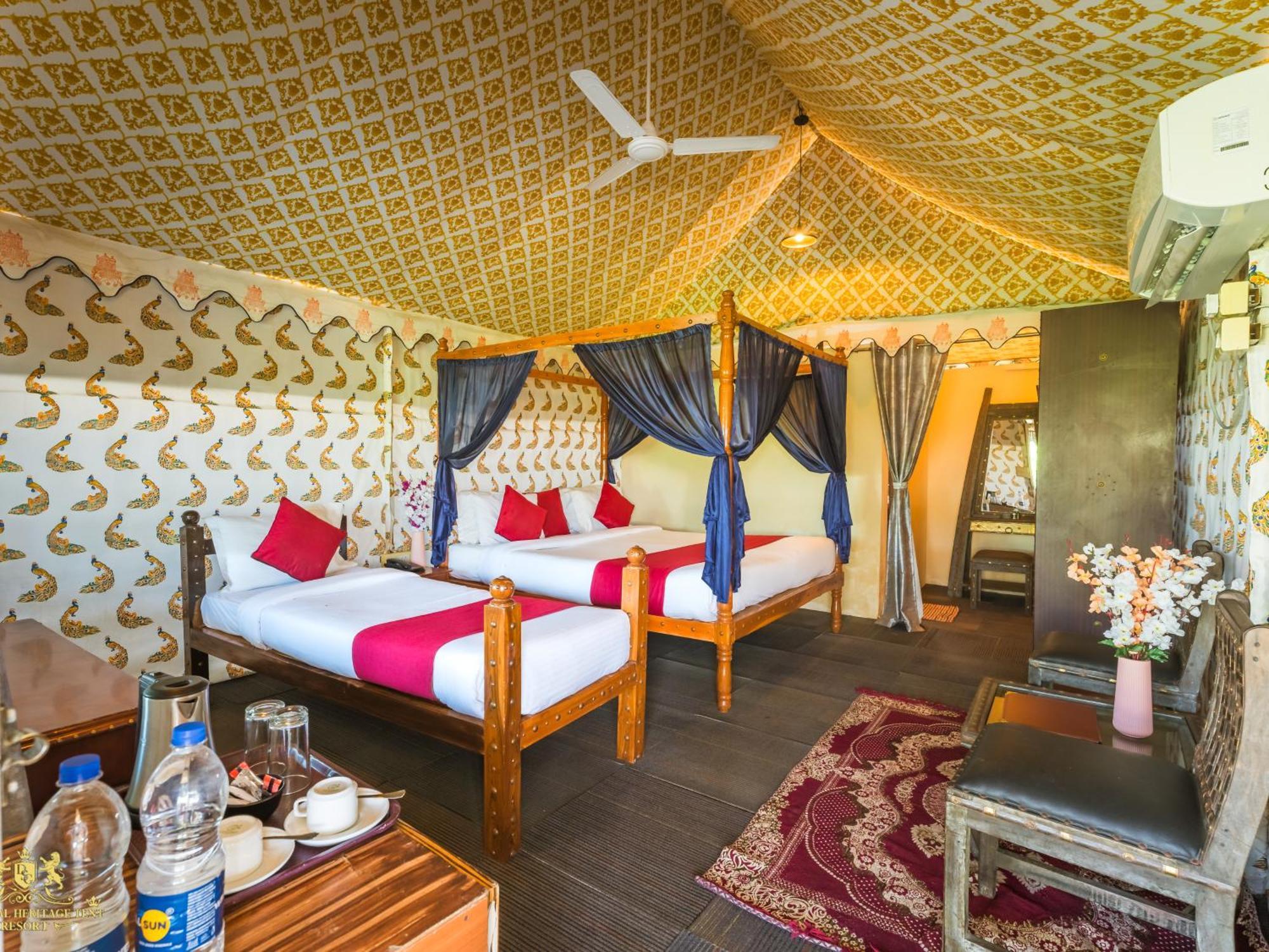 The Royal Heritage Tent Resort- Statue Of Unity Kevadia Værelse billede