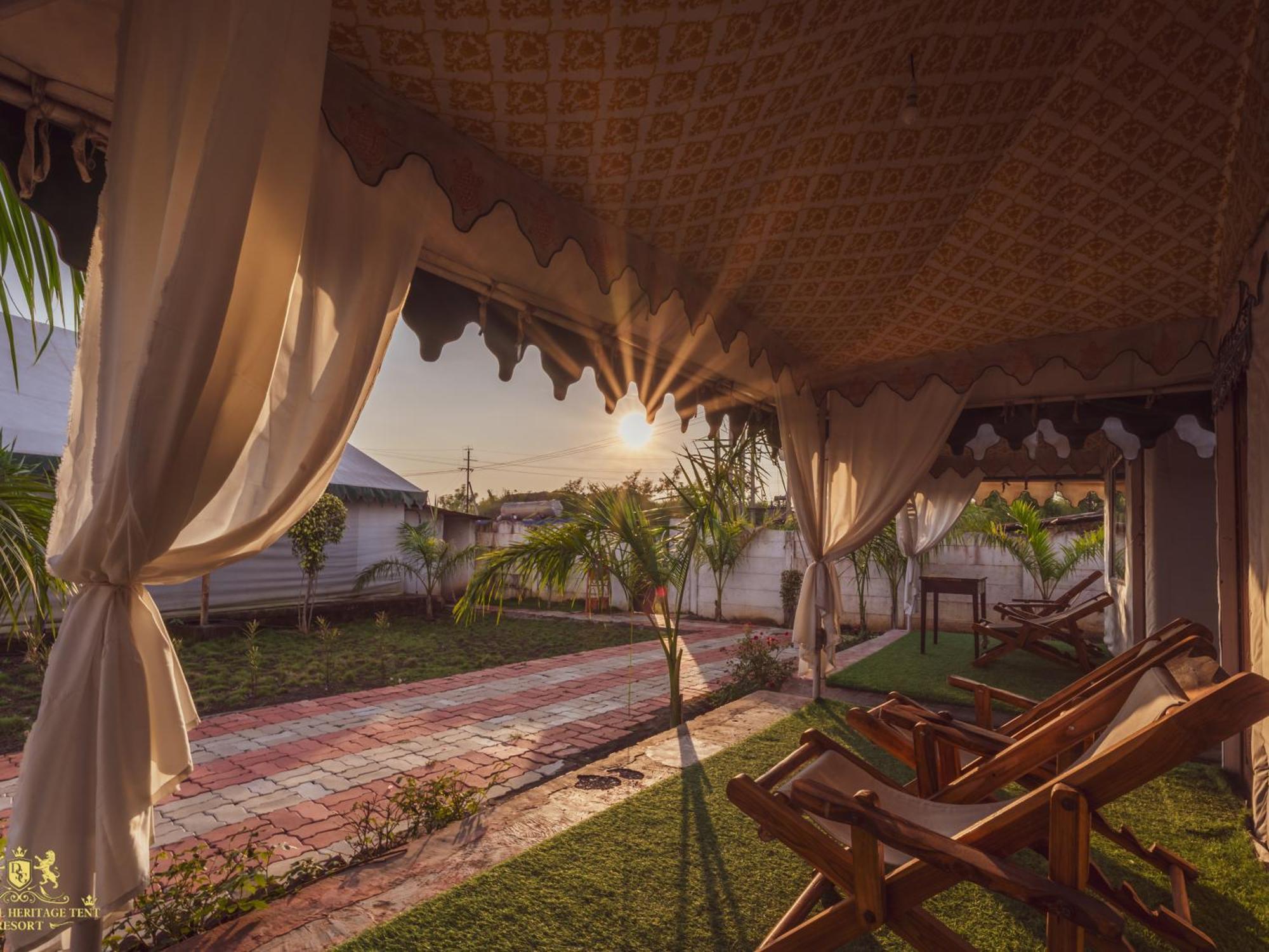 The Royal Heritage Tent Resort- Statue Of Unity Kevadia Eksteriør billede