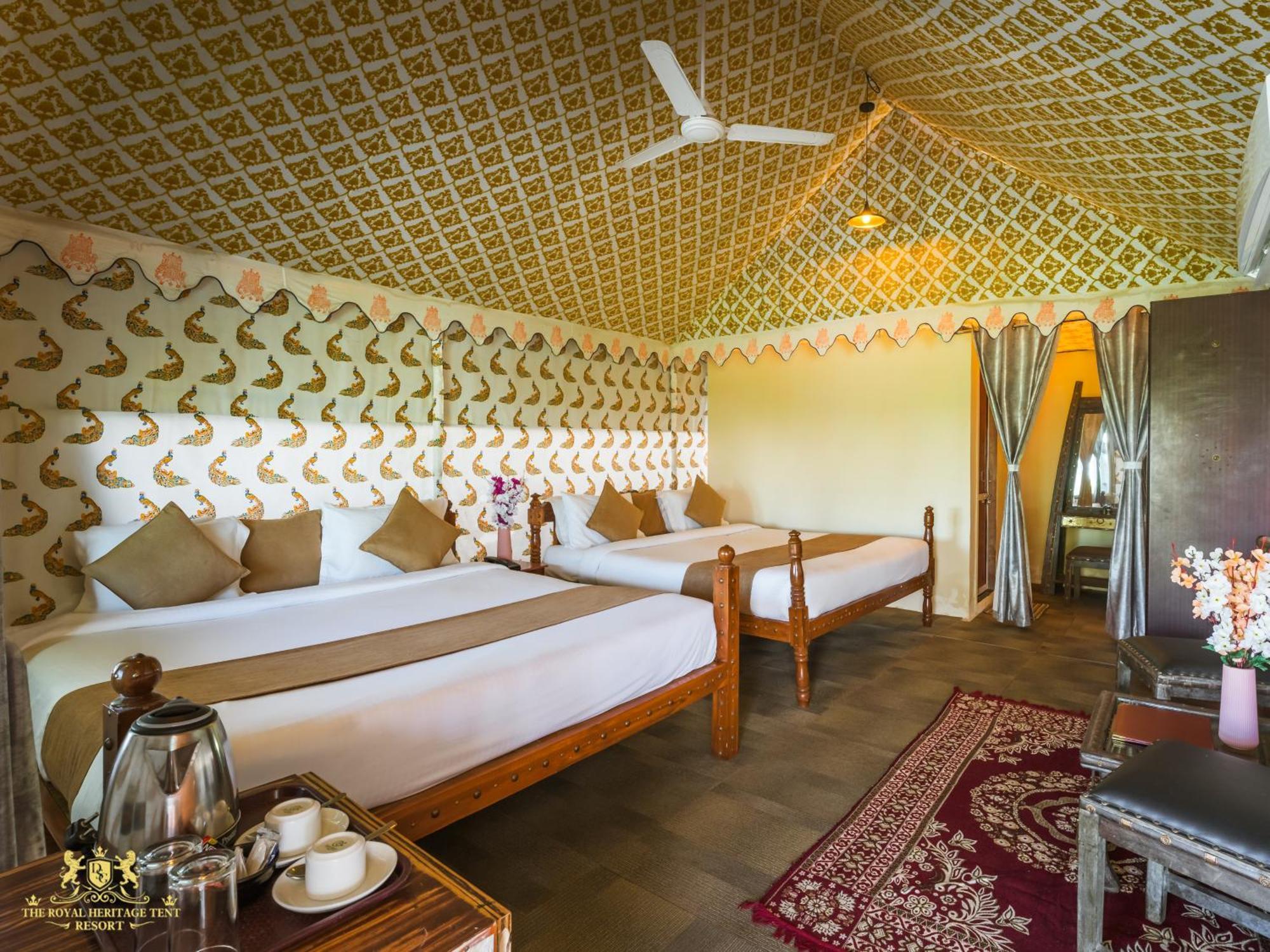 The Royal Heritage Tent Resort- Statue Of Unity Kevadia Eksteriør billede