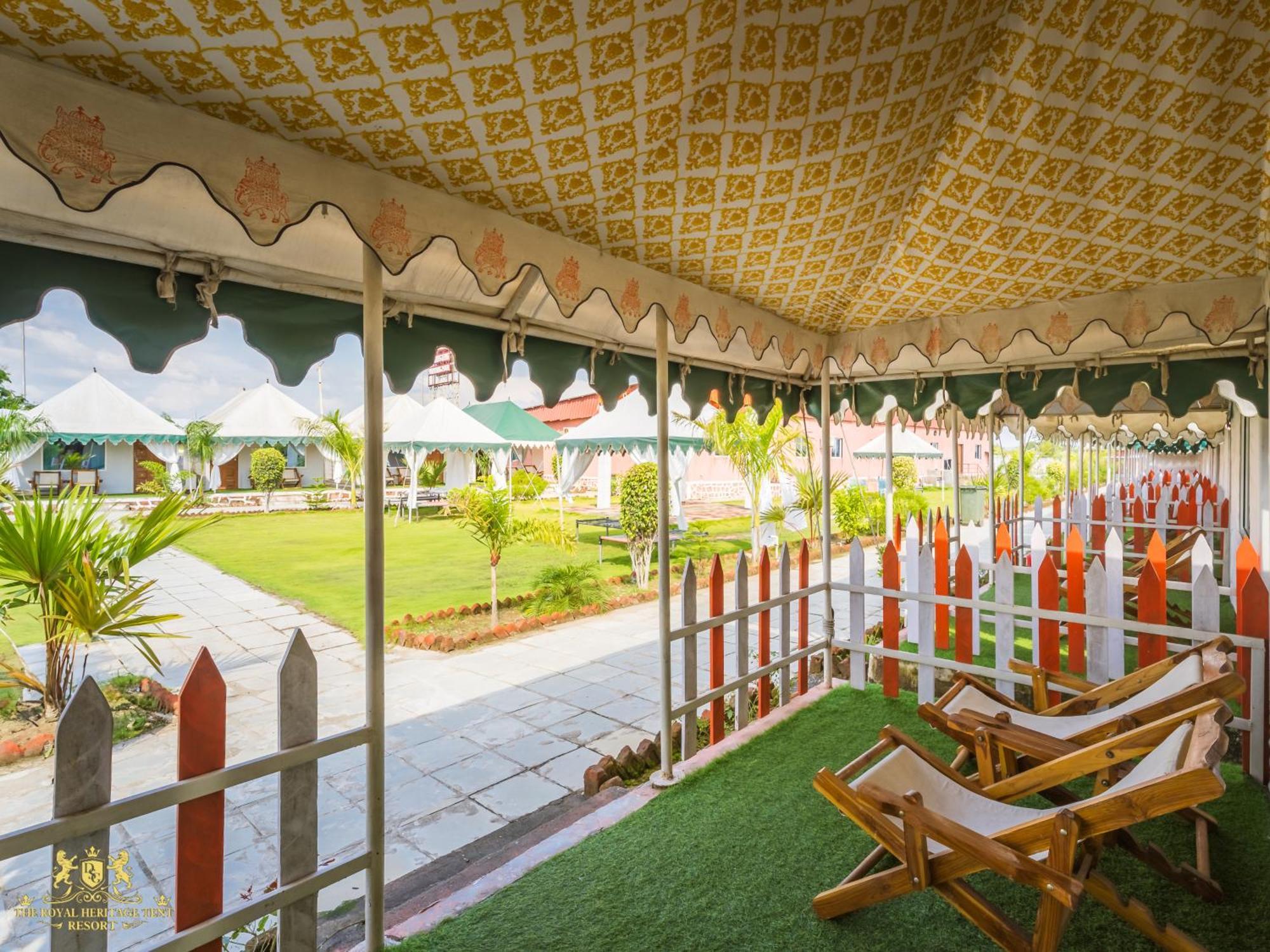The Royal Heritage Tent Resort- Statue Of Unity Kevadia Eksteriør billede
